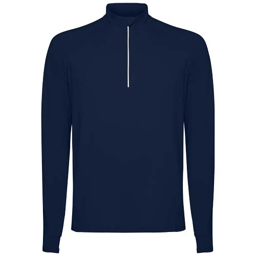 Sweatshirt à personnaliser homme demi-zip technique Estambul Bleu marine